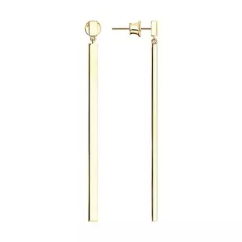 Серьги-пуссеты из серебра 93020961