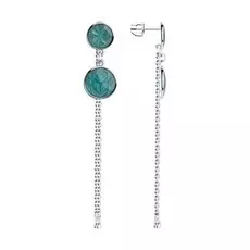 Серьги-пуссеты из серебра 94023578