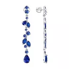 Серьги-пуссеты из серебра 94023593