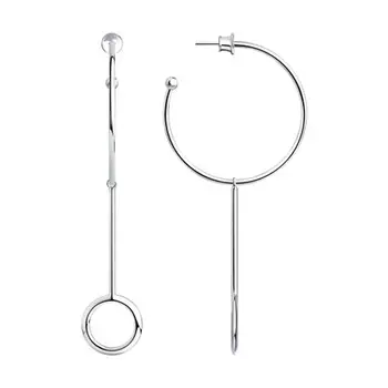 Серьги-пуссеты из серебра 94023877