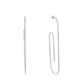 Серьги-пуссеты из серебра 9843FESWSH1_SR_WG