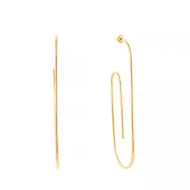 Серьги-пусеты из серебра 9843FESYSH1_SR_YG