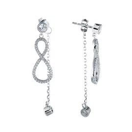 Серьги-пуссеты из серебра CAE1661_SR_001_WG