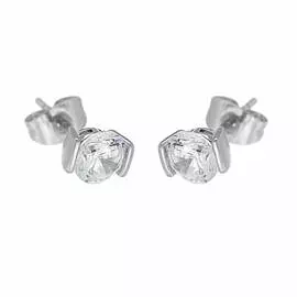 Серьги-пуссеты из серебра CZ-E00877-X-W-W-X-X