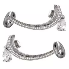 Серьги-пуссеты из серебра DM0419E_001_WG