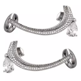 Серьги-пуссеты из серебра DM0419E_001_WG