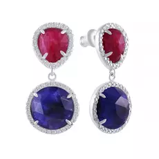 Серьги-пуссеты из серебра ER-50848_SR_001_WG