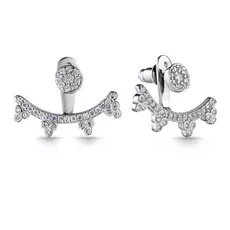 Серьги-пуссеты из серебра FYE8221