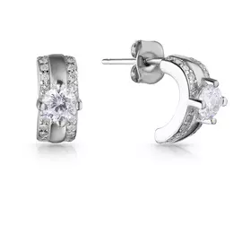 Серьги-пусеты из серебра G1EK6042