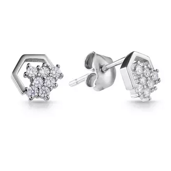 Серьги-пуссеты из серебра G1NW8587