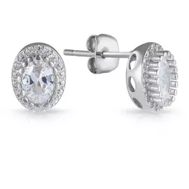 Серьги-пуссеты из серебра G1OE8792