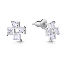 Серьги-пуссеты из серебра G1PV10279