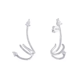 Серьги-пуссеты из серебра HPE0556_SR_001_WG