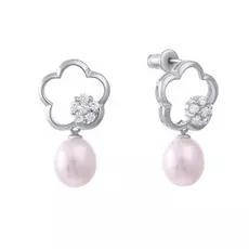 Серьги-пуссеты из серебра HPE-73_SR_WP_002_WG