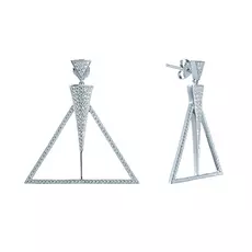 Серьги-пуссеты из серебра ME052601A1B_SR_001_WG