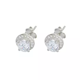 Серьги-пуссеты из серебра MP-E00056-X-W-W-X-W