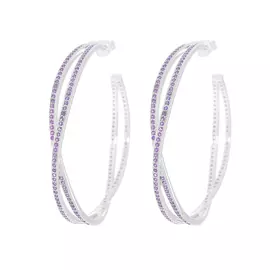 Серьги-пуссеты из серебра MP-E00068-X-W-X-X-AM