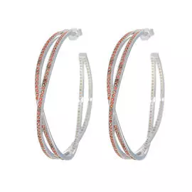 Серьги-пуссеты из серебра MP-E00068-X-W-X-X-R