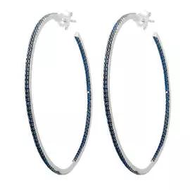 Серьги-пуссеты из серебра MP-E01315-X-WB-X-X-SB