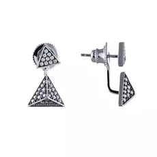 Серьги-пуссеты из серебра MS0212_SR_001_WG