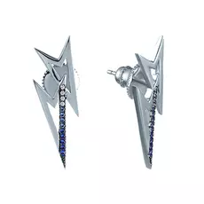 Серьги-пуссеты из серебра MT1380-S_SR_001_WG