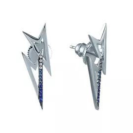 Серьги-пуссеты из серебра MT1380-S_SR_001_WG