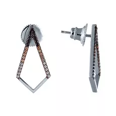 Серьги-пуссеты из серебра MT1383-S314M1A_SR_001_WG