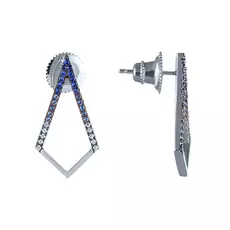 Серьги-пуссеты из серебра MT1383-S_SR_001_WG