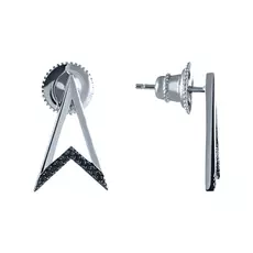 Серьги-пуссеты из серебра MT1384-S314M1A_SR_001_WG