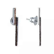 Серьги-пуссеты из серебра MT1399-E_SR_001_WG