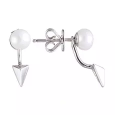 Серьги-пуссеты из серебра PS150904E-1_WP_WG