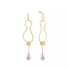 Серьги-пуссеты из серебра SAE5657_SR_YG