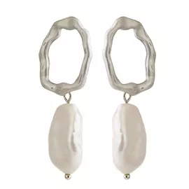 Серьги-пусеты из серебра SAM162E-Rd