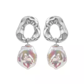 Серьги-пусеты из серебра SAM185E-Rd