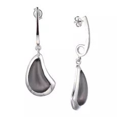 Серьги-пуссеты из серебра SE0371_US_002_WG