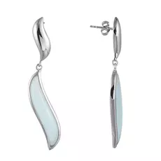 Серьги-пуссеты из серебра SE0431_US_004_WG