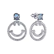 Серьги-пуссеты из серебра SE28073-3_SR_US_001_WG