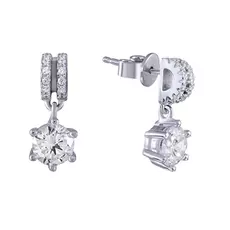 Серьги-пуссеты из серебра SE32147AN1_001_WG