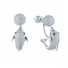 Серьги-пуссеты из серебра SE32768AN1_SR_001_WG