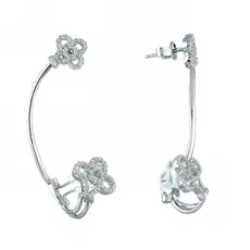 Серьги-пуссеты из серебра SE32979AN1_SR_001_WG