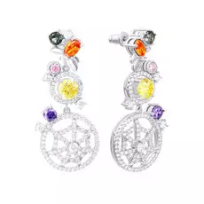 Серьги-пуссеты из серебра SS-B0727EC_SR_001_WG