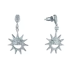 Серьги-пуссеты из серебра SS-B1002E_SR_001_WG