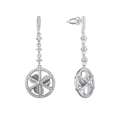 Серьги-пуссеты из серебра SS-B1159E_SR_001_WG