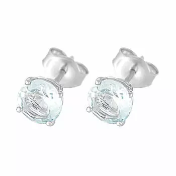 Серьги-пуссеты из серебра SS-E02933-X-W-BTG-X-X