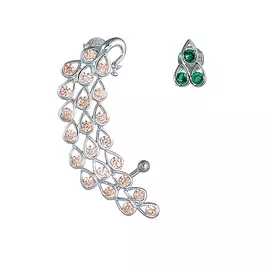 Серьги-пуссеты из серебра SY-354743-E_001_WG