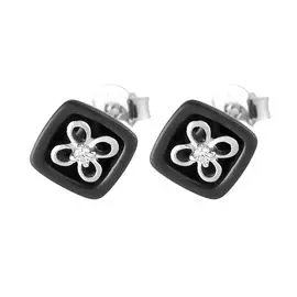 Серьги-пуссеты из серебра TC-E00506-B-W-W-X-X