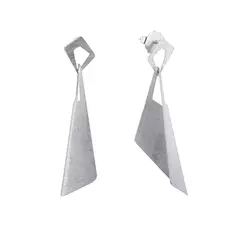 Серьги-пуссеты из серебра VAG1365AG_SR_001_WG