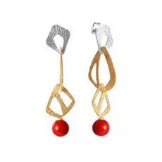 Серьги-пуссеты из серебра VAG1490AIP_SR_001_WJ