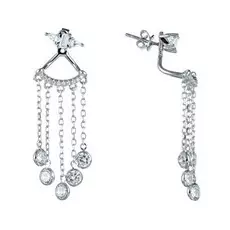 Серьги-пуссеты из серебра WE25999-BW_SR_001_WG