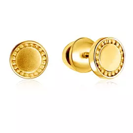 Серьги-пуссеты из золота 01С038745